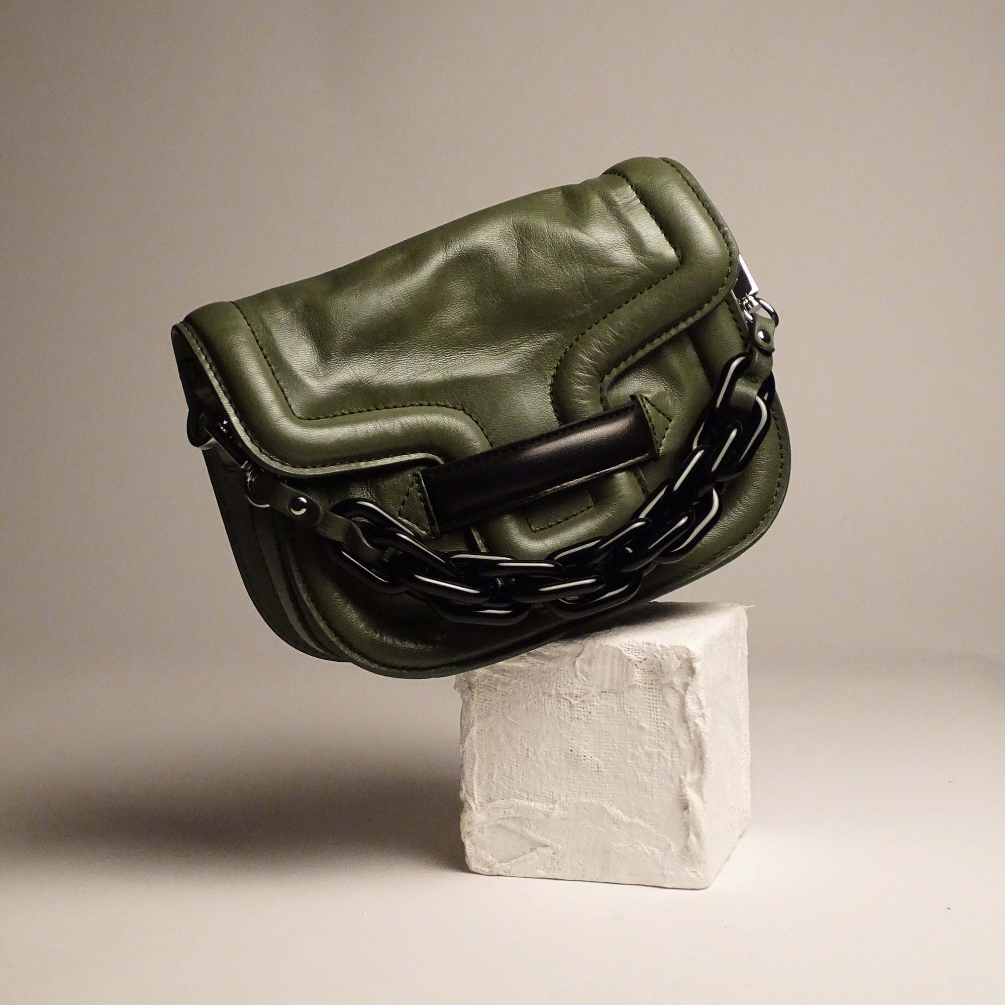 Pierre Hardy Alphaville Mini borsa tracolla khaki