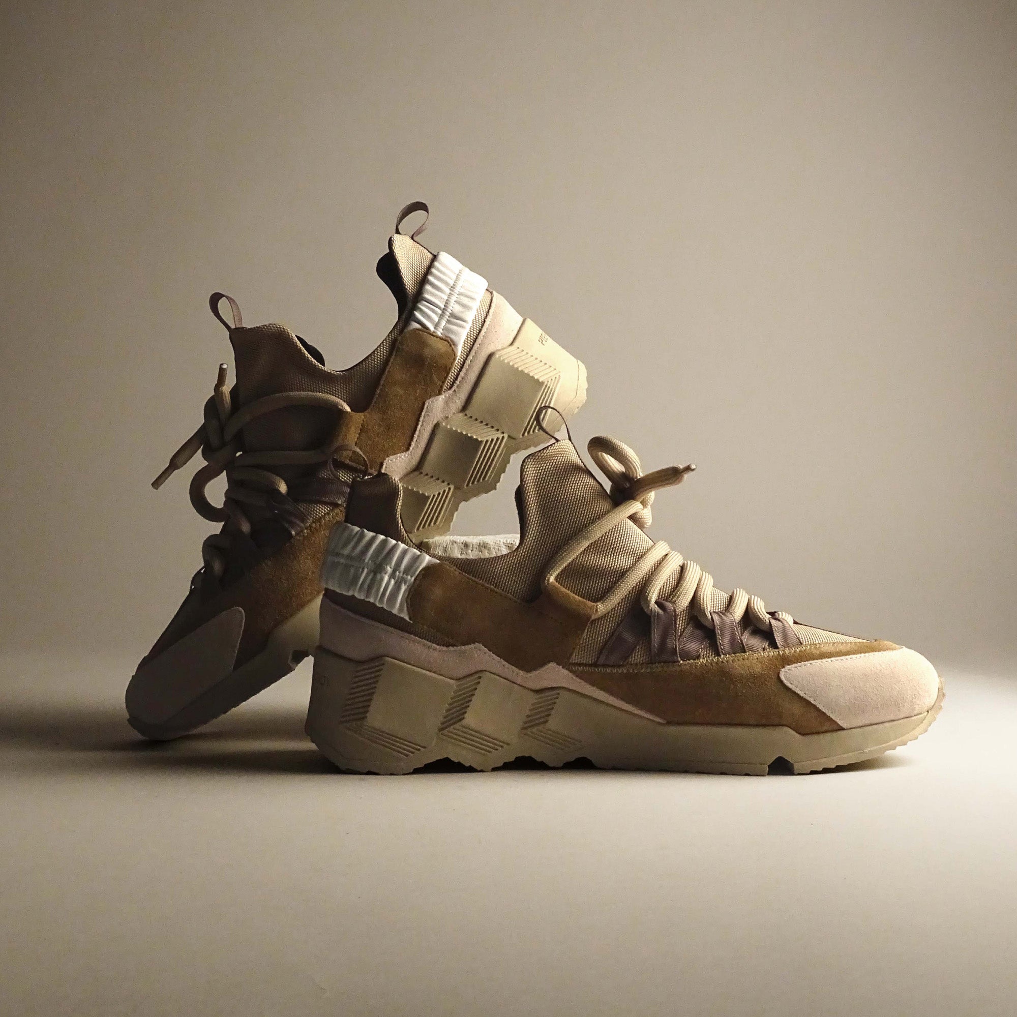 Pierre Hardy Trek Comet Sneakers Uomo Sabbia