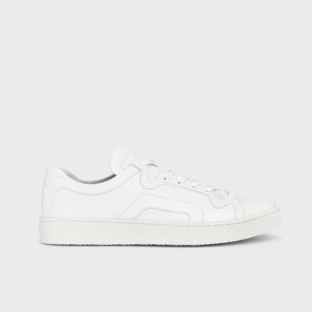 Pierre Hardy Alpha sneakers uomo bianche pelle suola gomma
