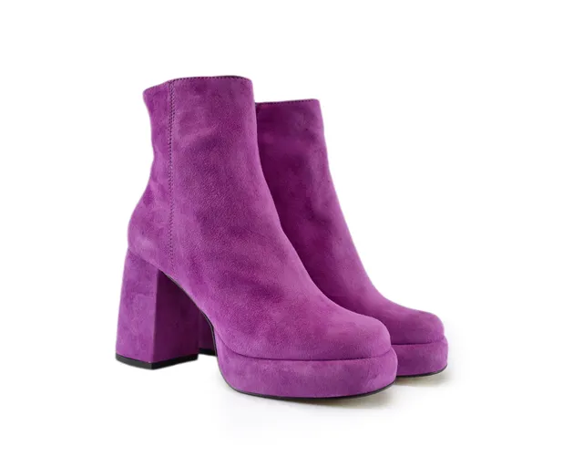 Ton Goût Femme Stivaletti Camoscio Rosa 36-39