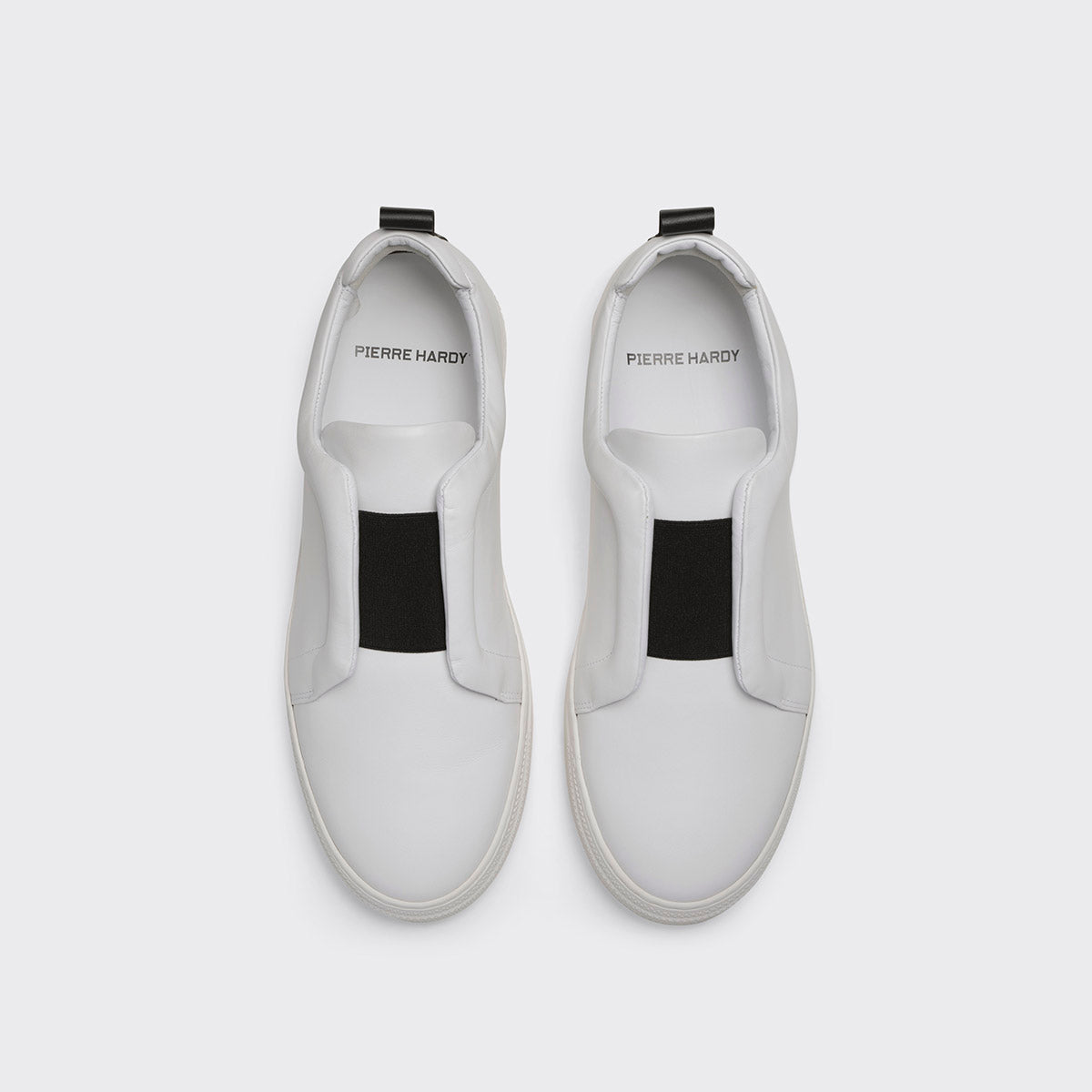 Pierre Hardy Slider sneakers bianche slip-on pelle
