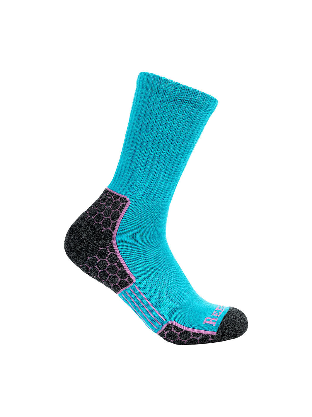 Redback Hex Elite Crew calze donna bamboo mezze spugna teal