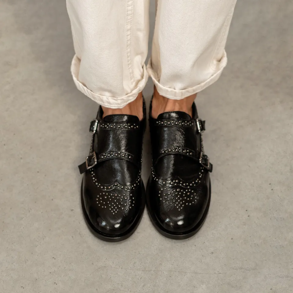 Ton Goût Mocassino Sandra scarpe basse donna pelle nera
