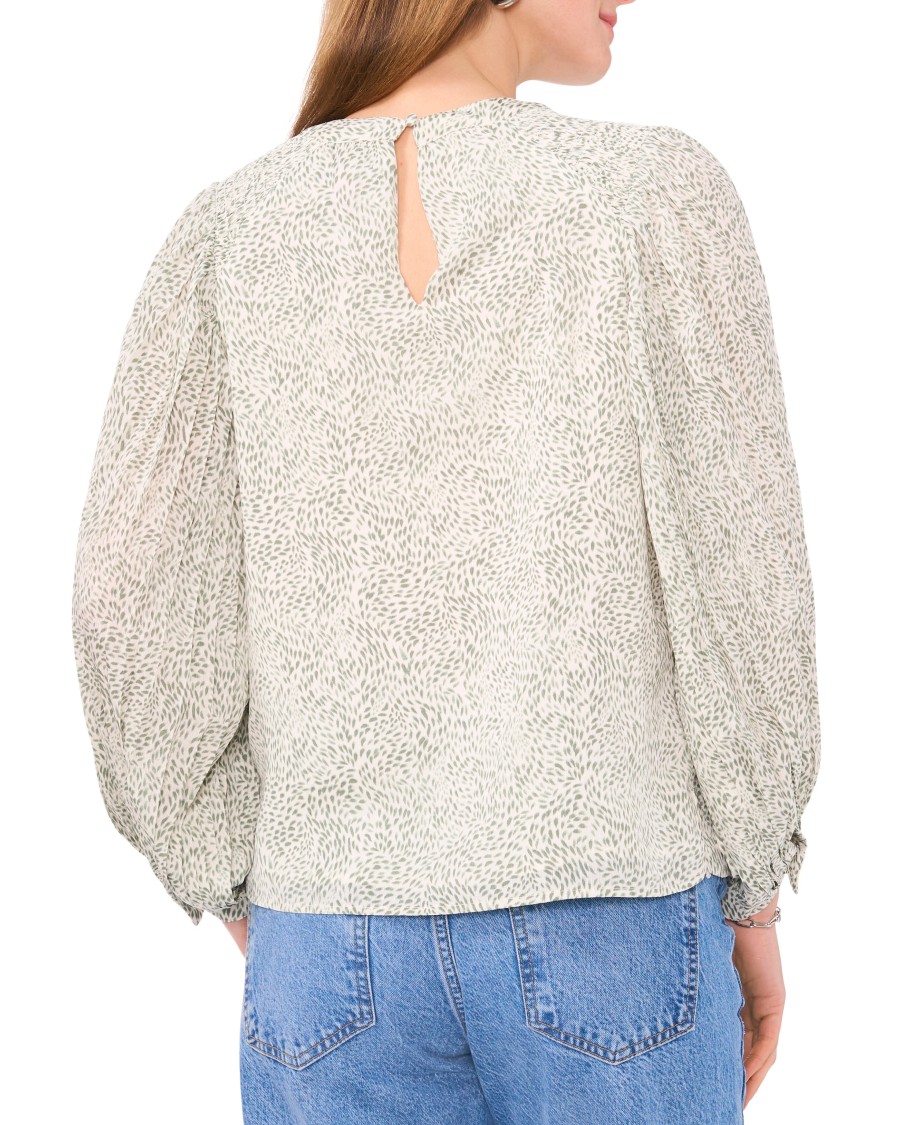 Vince Camuto top maniche sbuffo spalle arricciate
