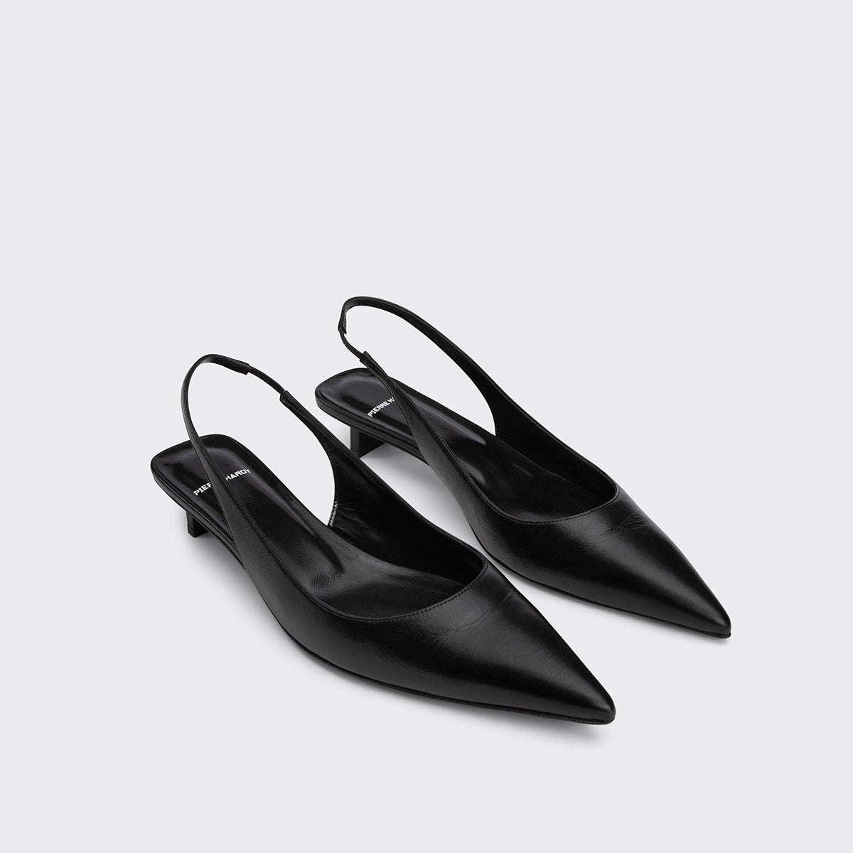 Pierre Hardy Stella slingback donna pelle nera tacco 25 mm