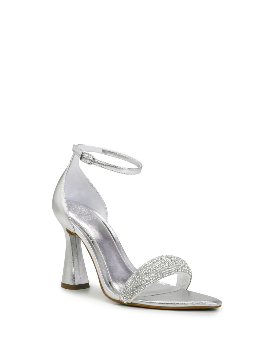Vince Camuto Aylen Sandali Tacco Svasato con Strass