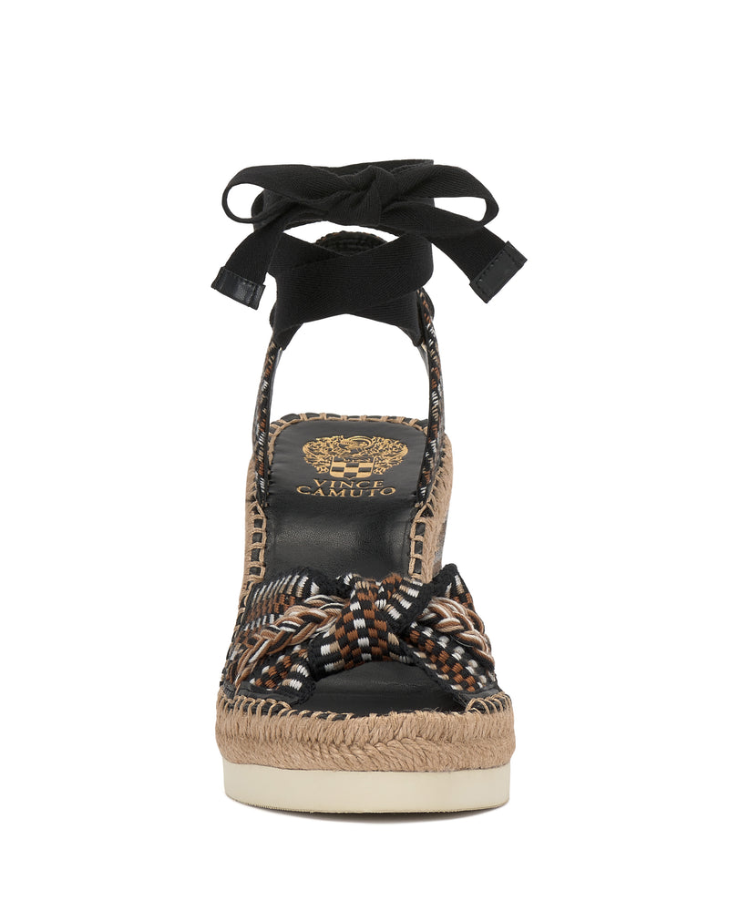 Vince Camuto Bealie sandalo zeppa espadrillas intreccio