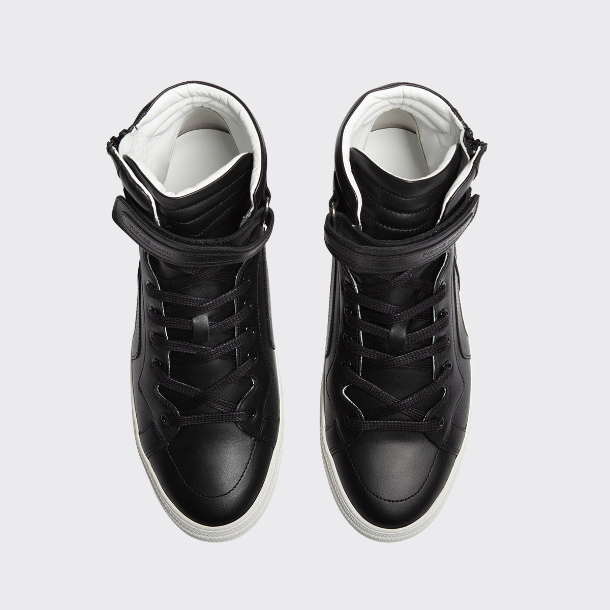 Pierre Hardy 112 sneakers alte uomo nere pelle