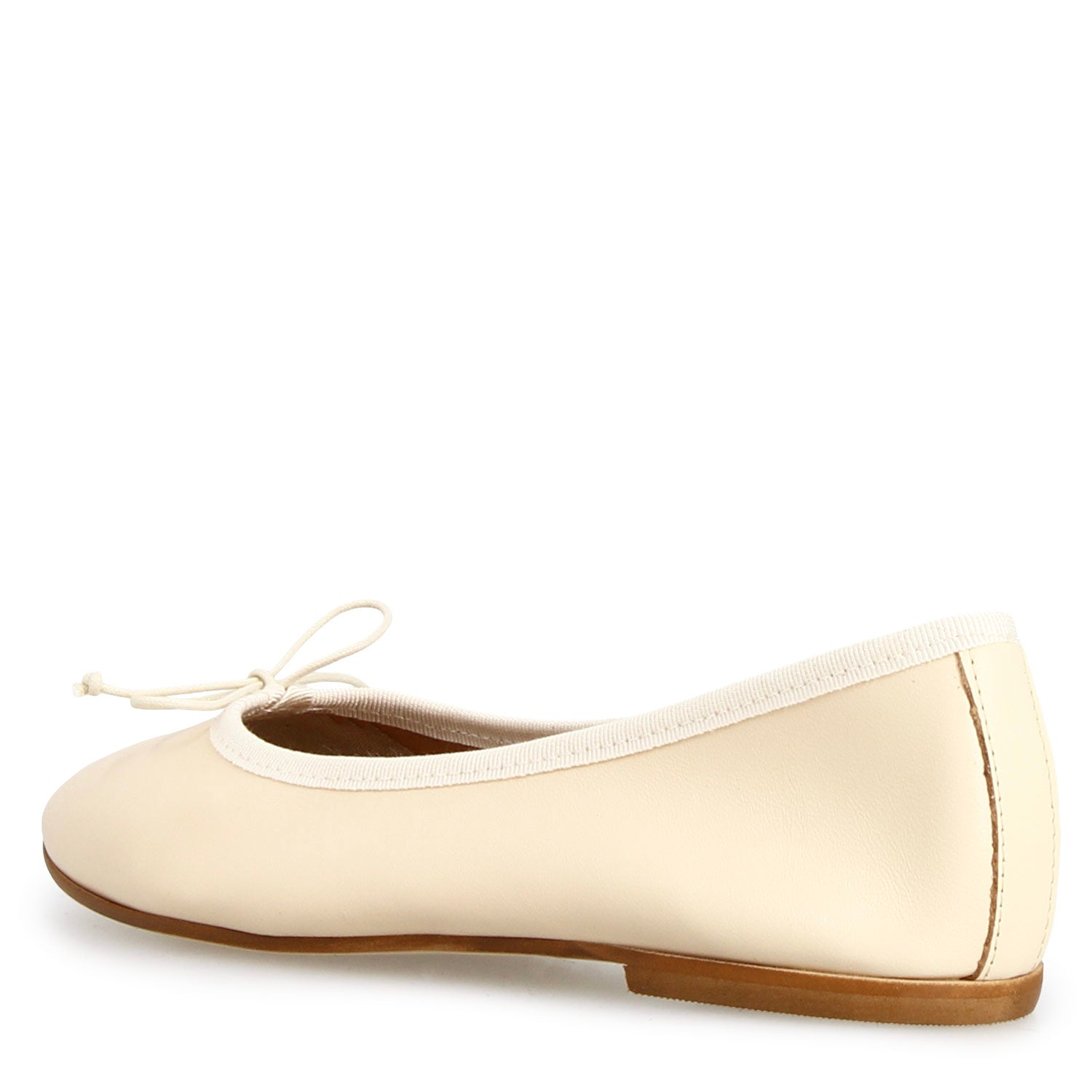 Leonardo Shoes Fiocco ballerine donna pelle beige tacco basso