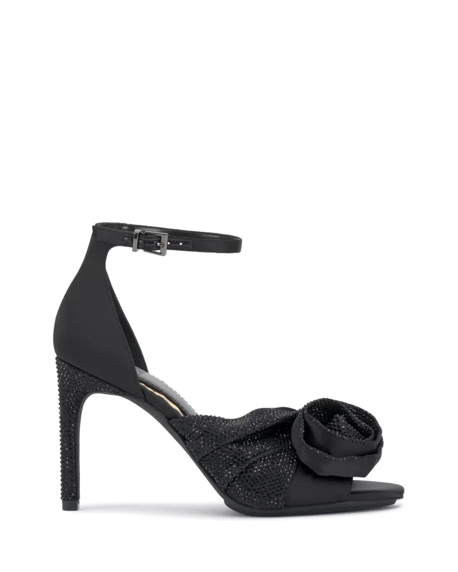 Vince Camuto Adalinea sandali raso donna tacco spillo strass rosa
