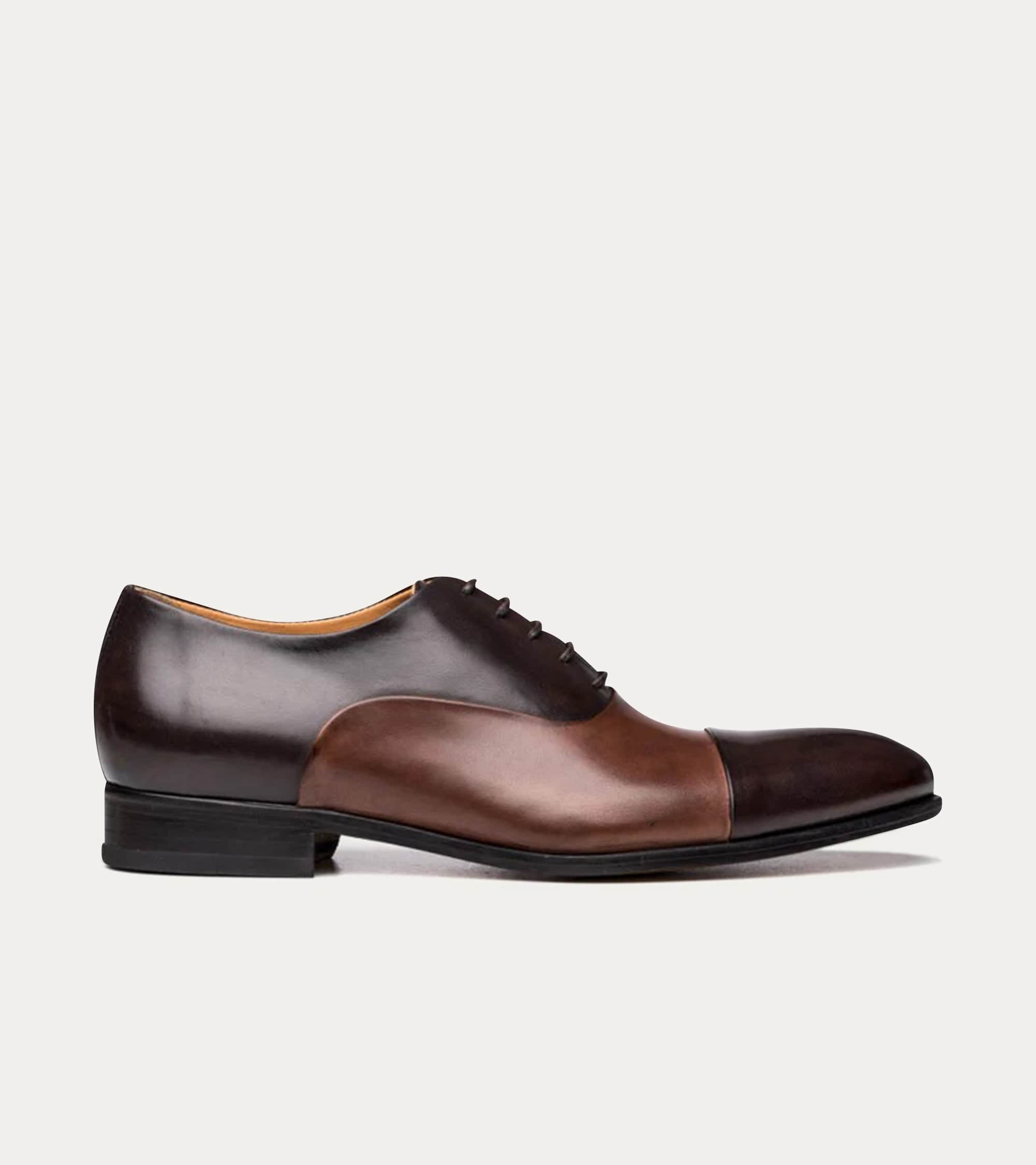 Ace Marks Griffin Brown Antique Scarpe Oxford Marroni Pelle