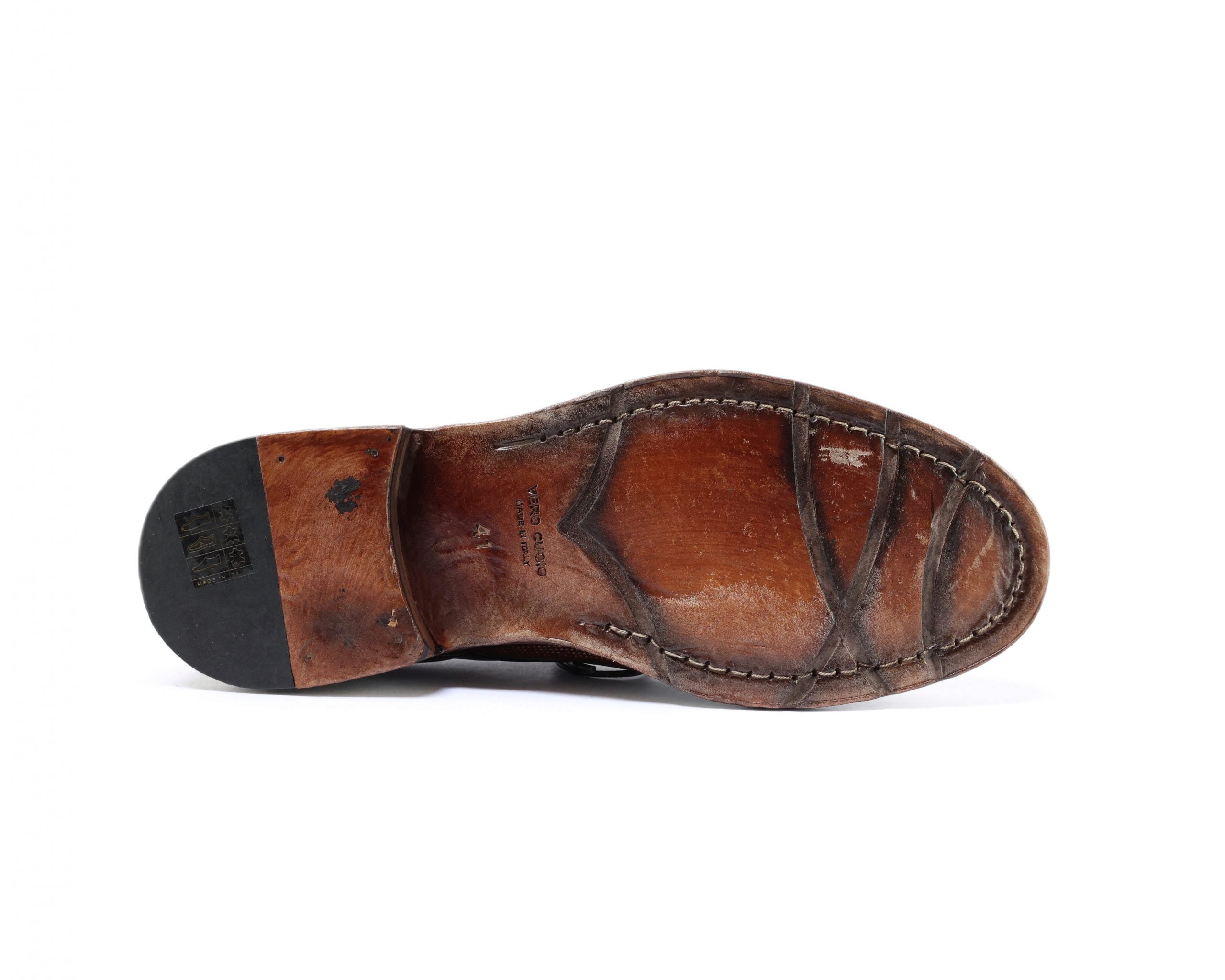 Ton Goût Derby Fire scarpe derby uomo pelle traforata