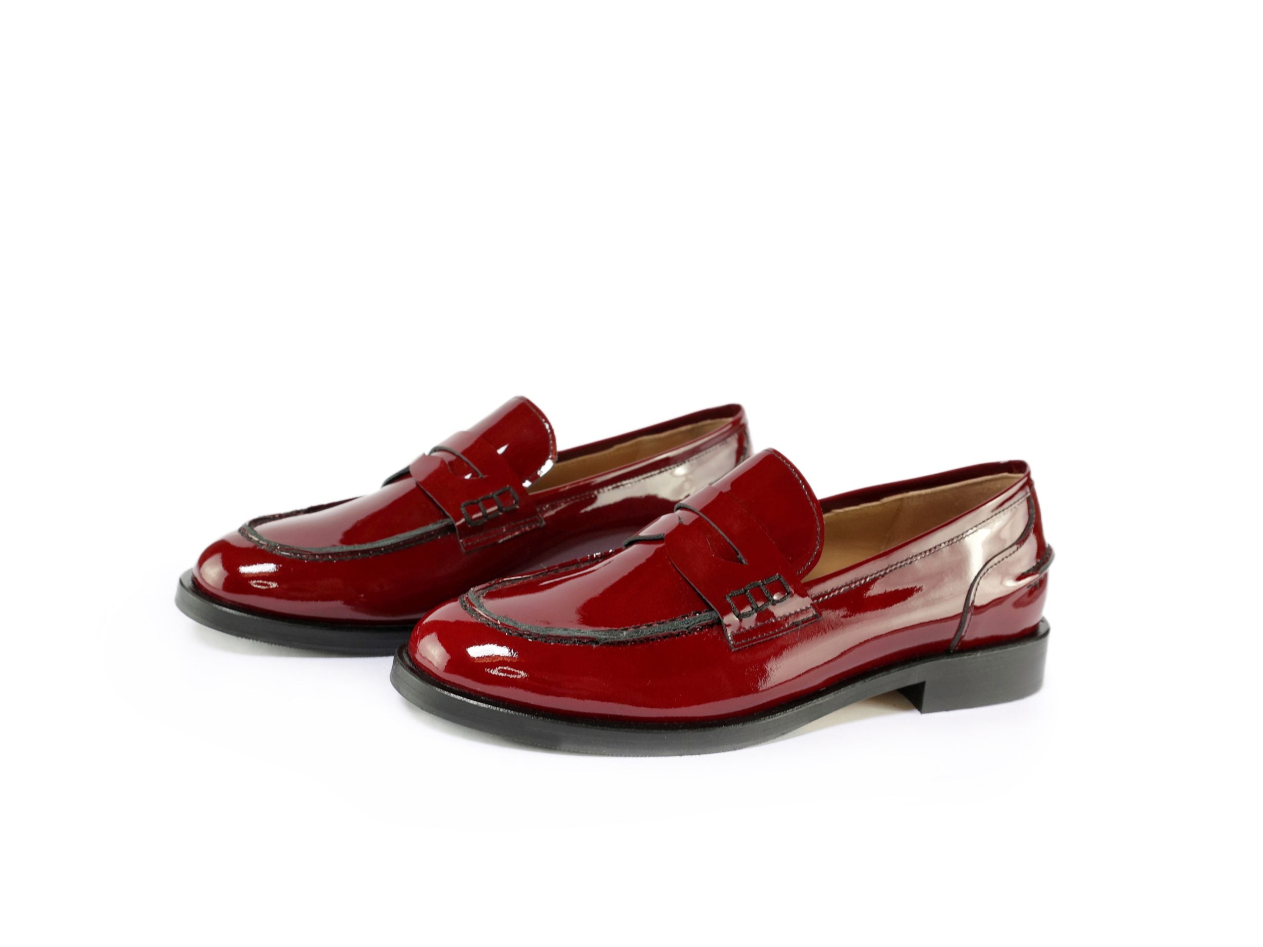 Ton Goût Betty mocassino donna vernice rosso taglia 40