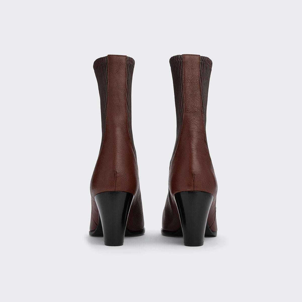 Pierre Hardy Rodeo stivali pelle marrone tacco 70