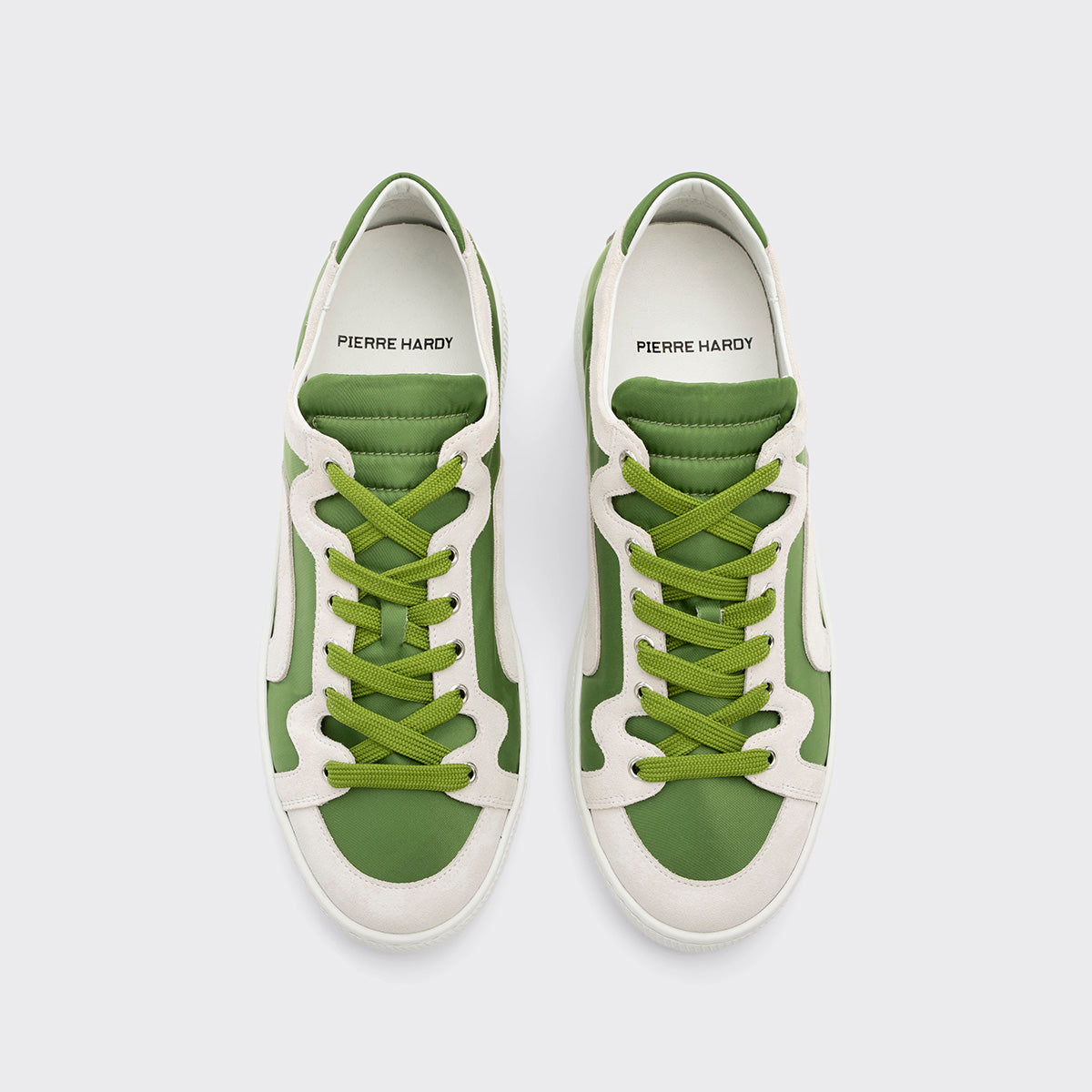 Pierre Hardy Alpha sneakers uomo verdi pelle