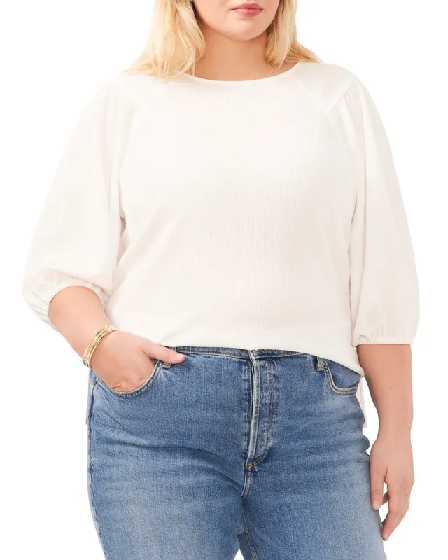 Vince Camuto Tops Top maniche a sbuffo taglie forti