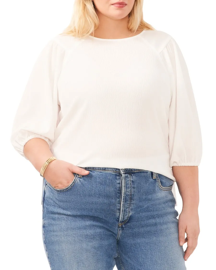 Vince Camuto Tops Top maniche a sbuffo taglie forti