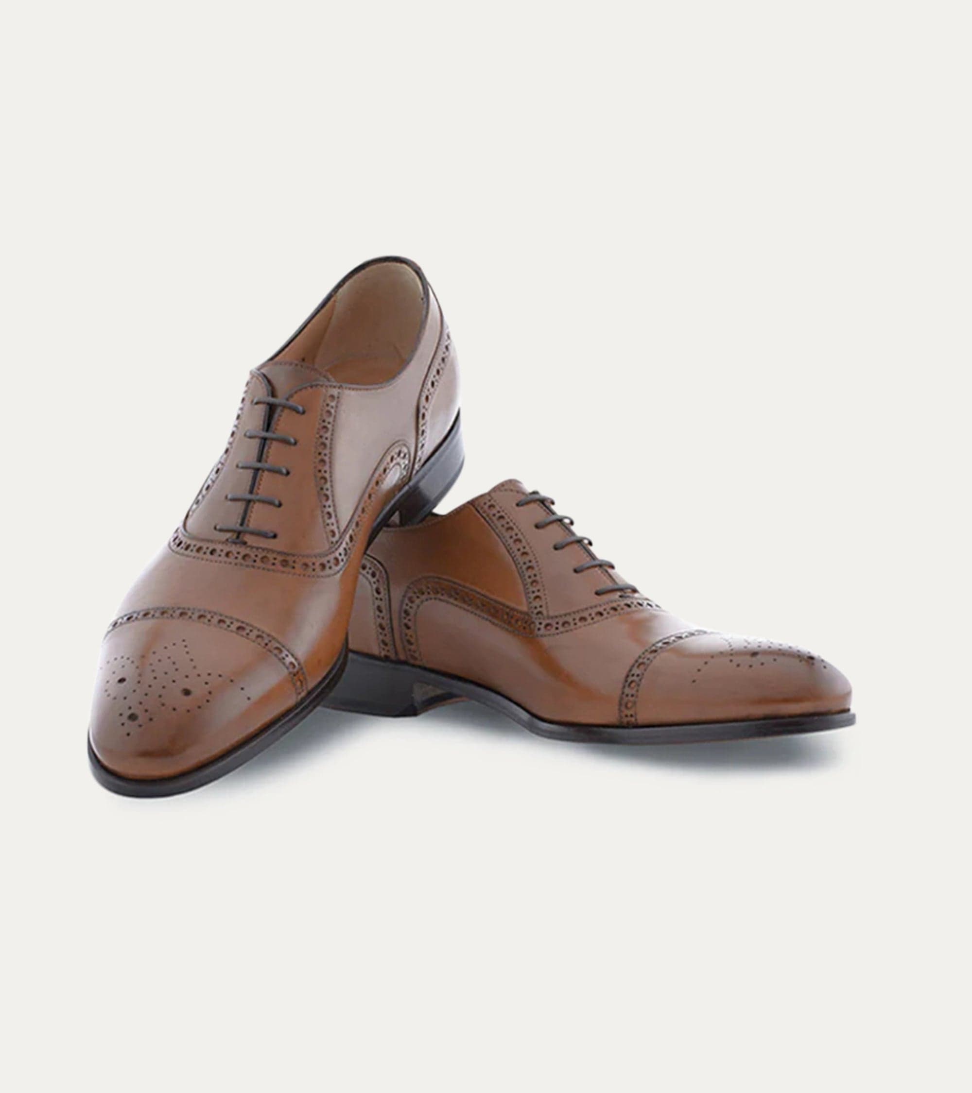 Ace Marks Kendrick scarpe eleganti uomo marrone antique