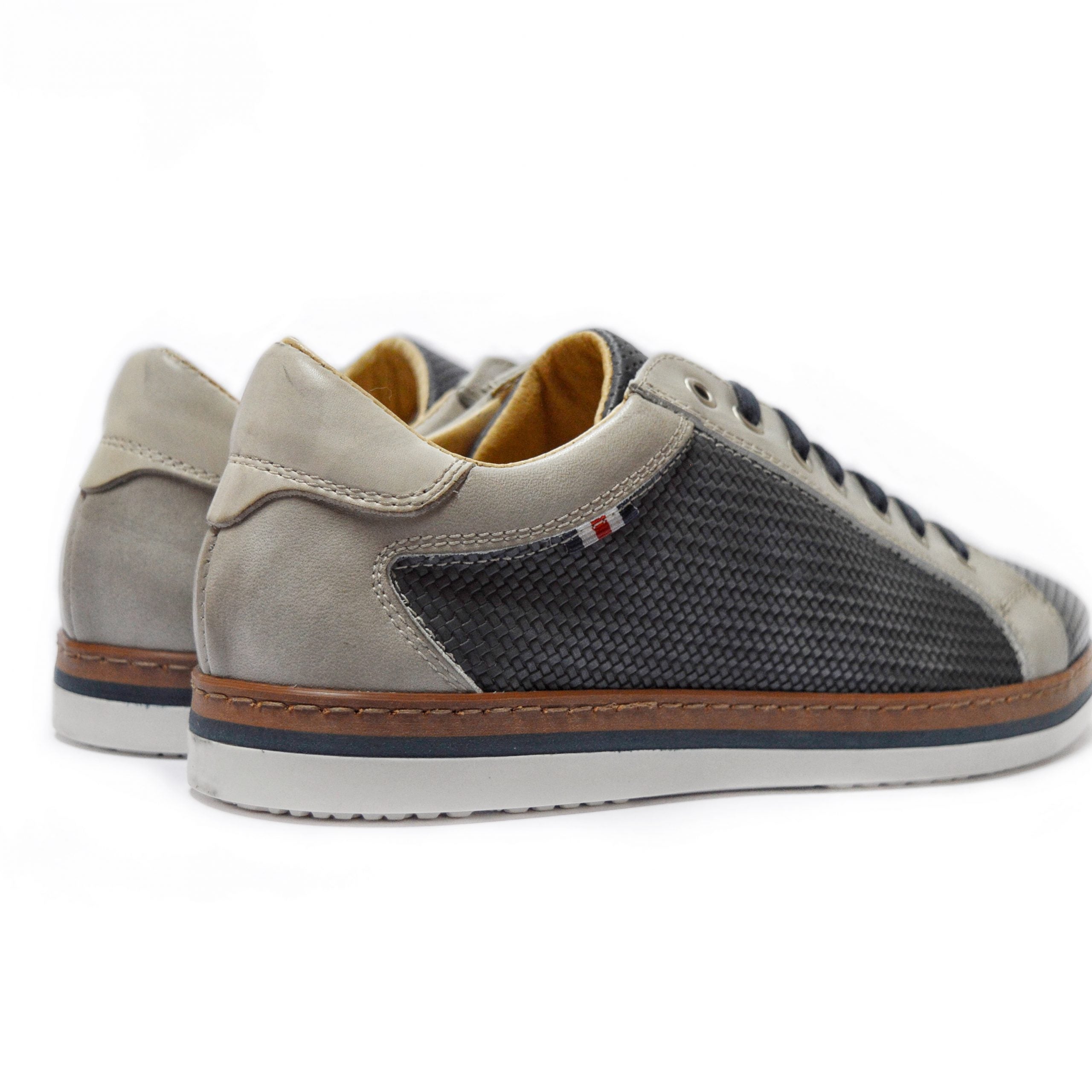 Ton Goût Urban Sneakers uomo pelle vitello blu
