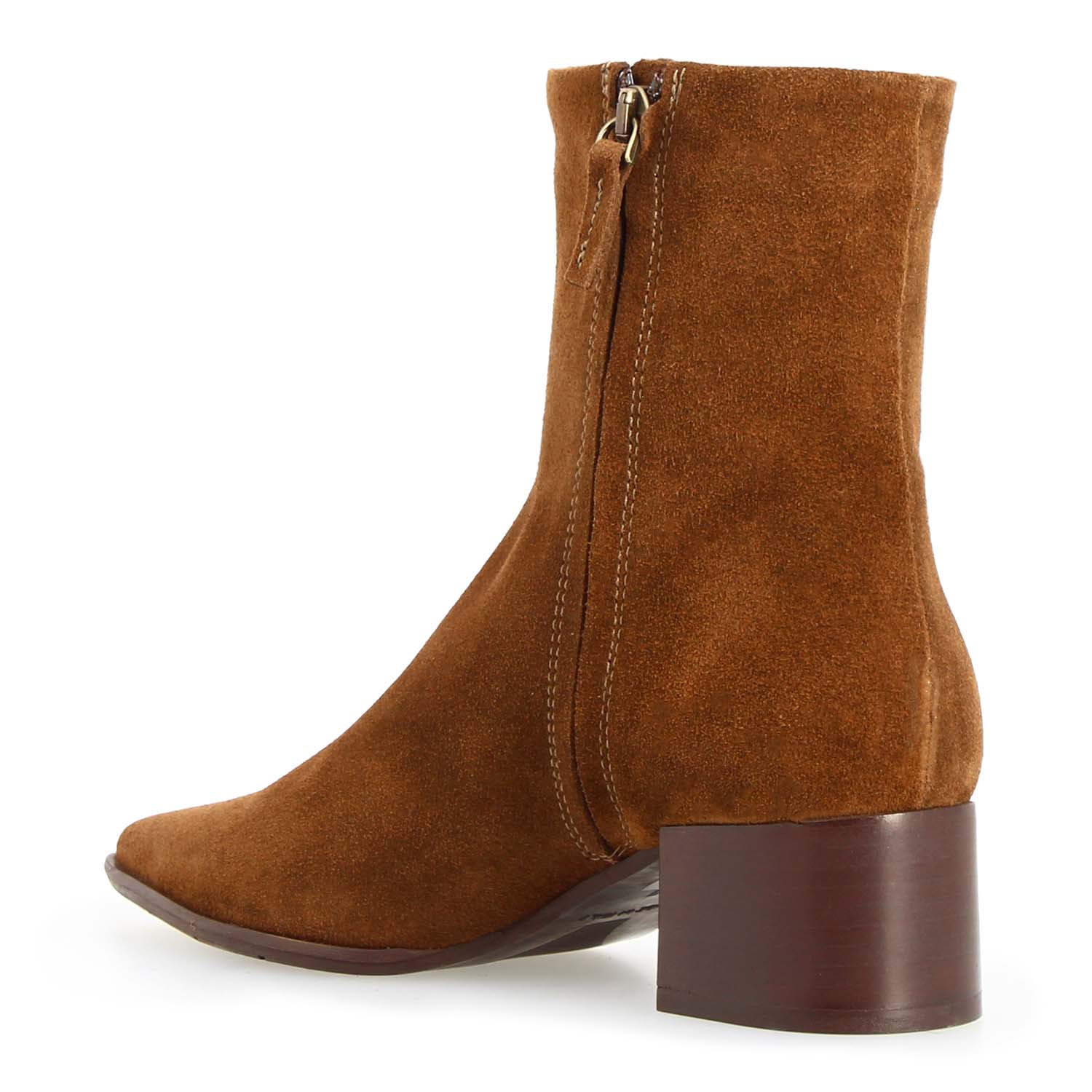 Leonardo Shoes Sibilla Stivaletti Donna marrone camoscio