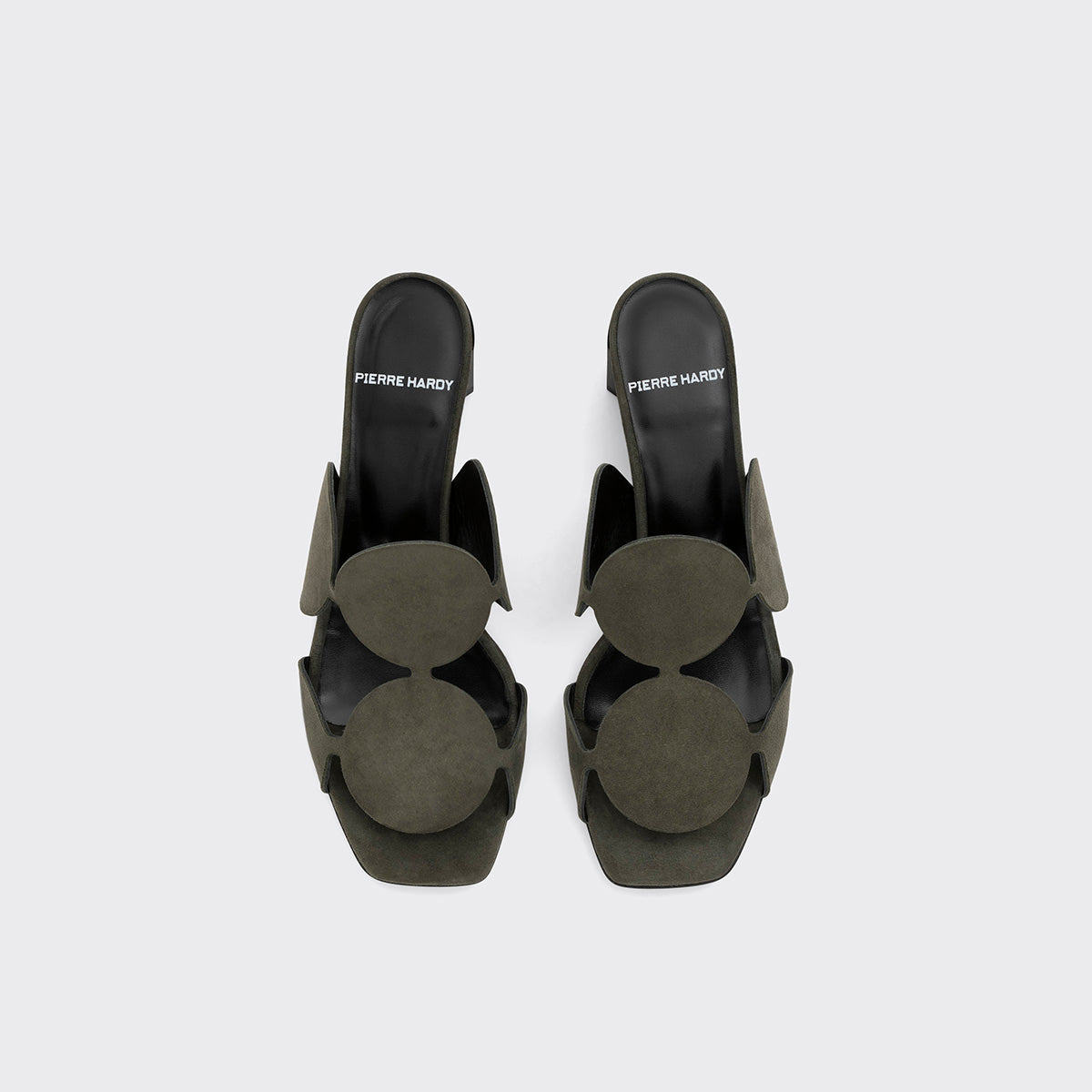 Pierre Hardy Bulles XC03 mules donna kaki 38 pelle