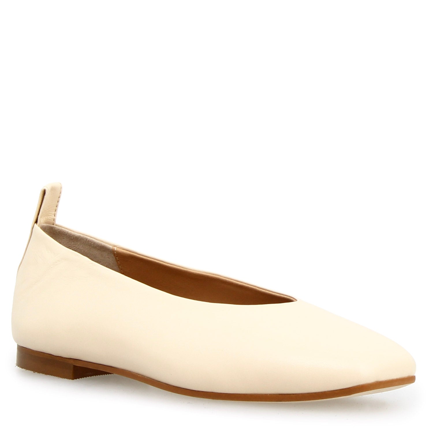 Leonardo Shoes Venere Nappa ballerine donna beige pelle