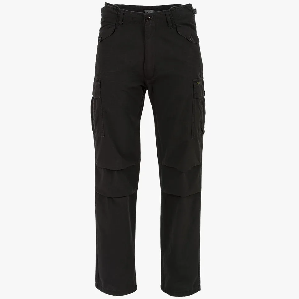 MAK M65 Combat pantaloni tattici uomo nero cotone ripstop