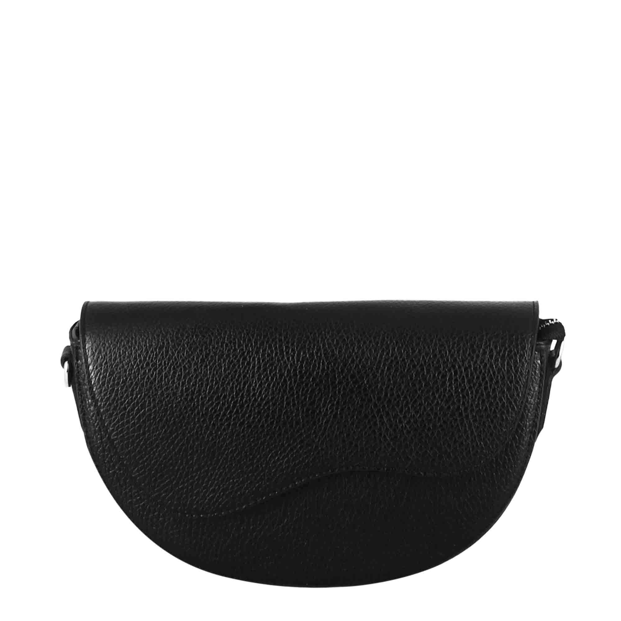 Leonardo Shoes Kate borsa tracolla pelle marrone
