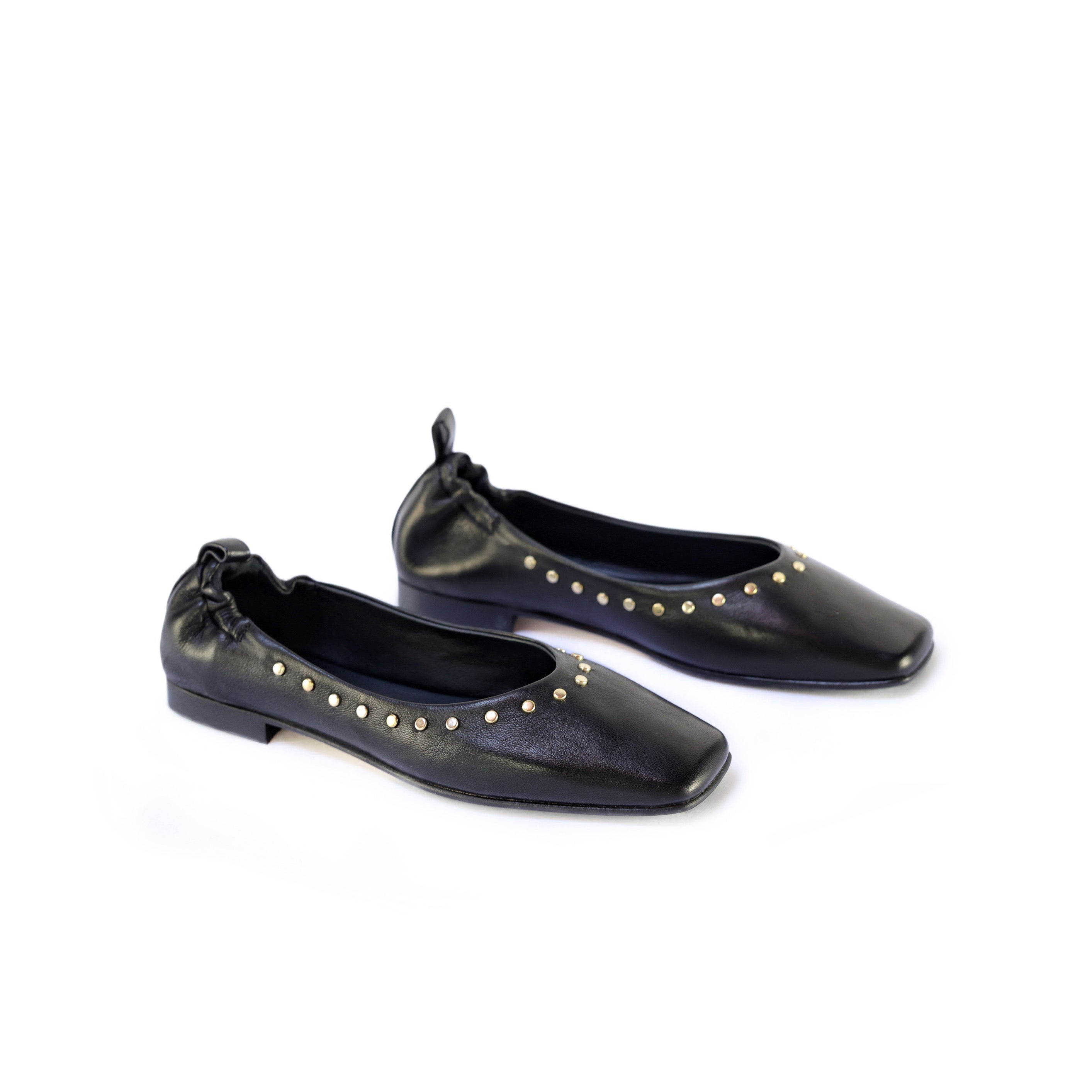Ton Goût Paule F/W 26 Ballerina Donna Nera Nappa