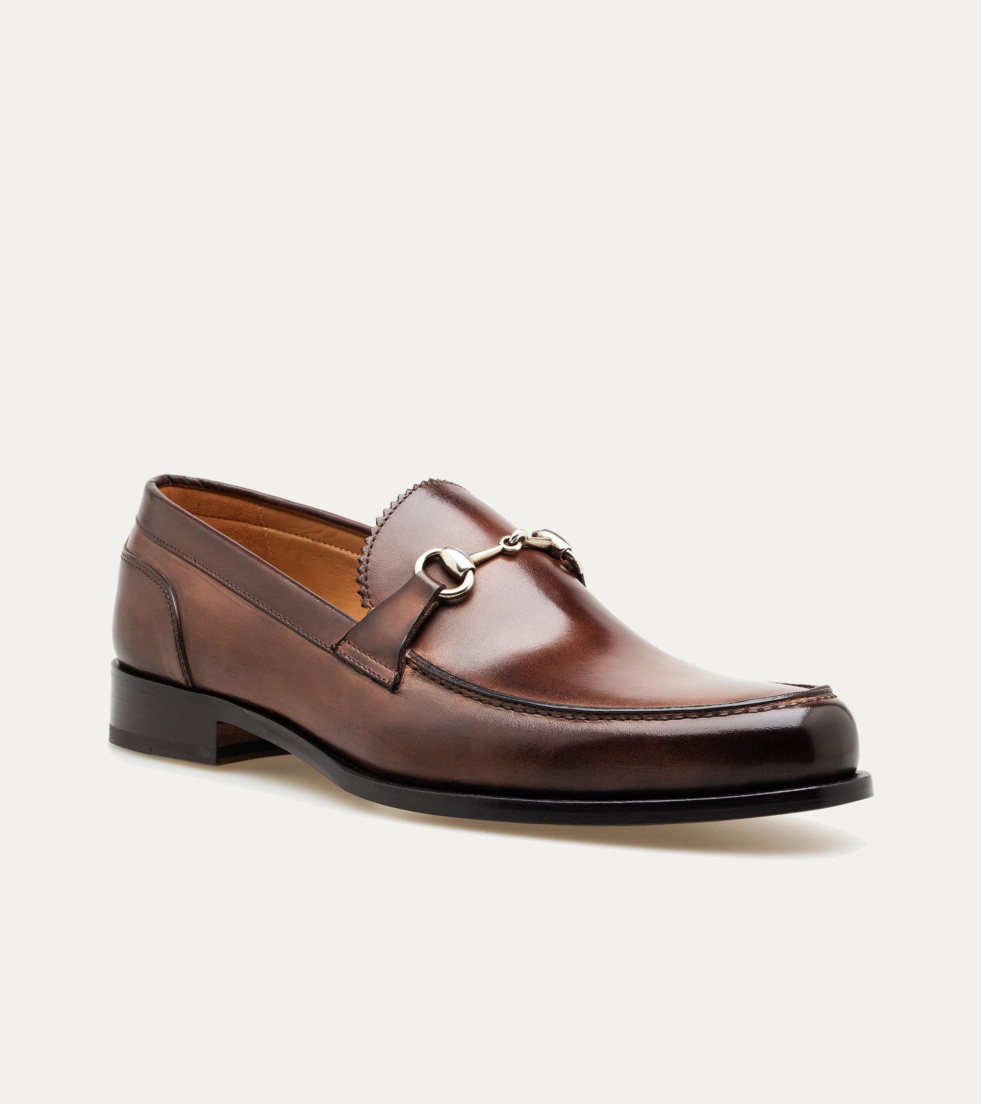 Ace Marks Simon Bit Mocassino Uomo Pelle Marrone Morso