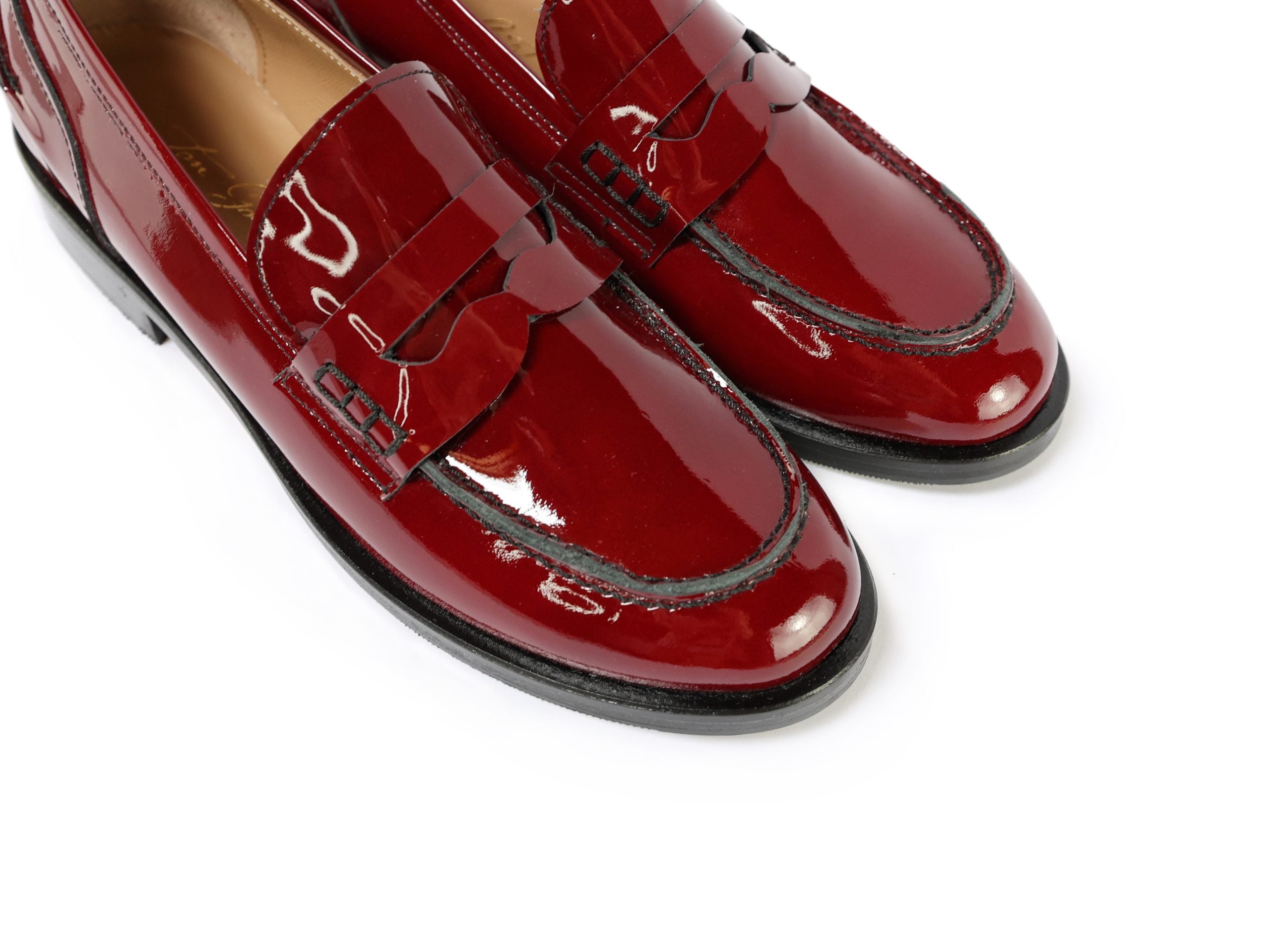 Ton Goût Betty mocassino donna vernice rosso taglia 40