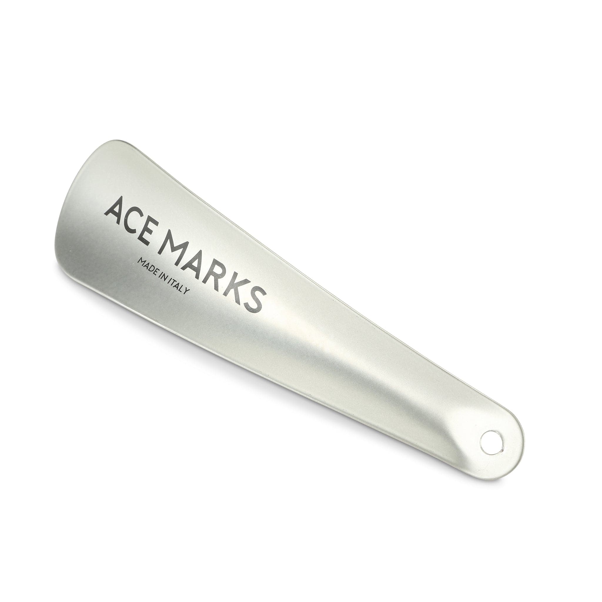 Ace Marks calzascarpe metallo argento 19 cm acciaio inox
