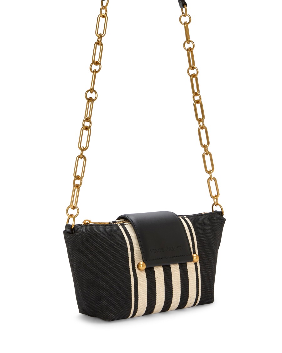 Vince Camuto Selah Borsa Tracolla Dettagli Oro Maglie