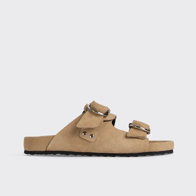 Pierre Hardy Beach Rider mules uomo beige scamosciati