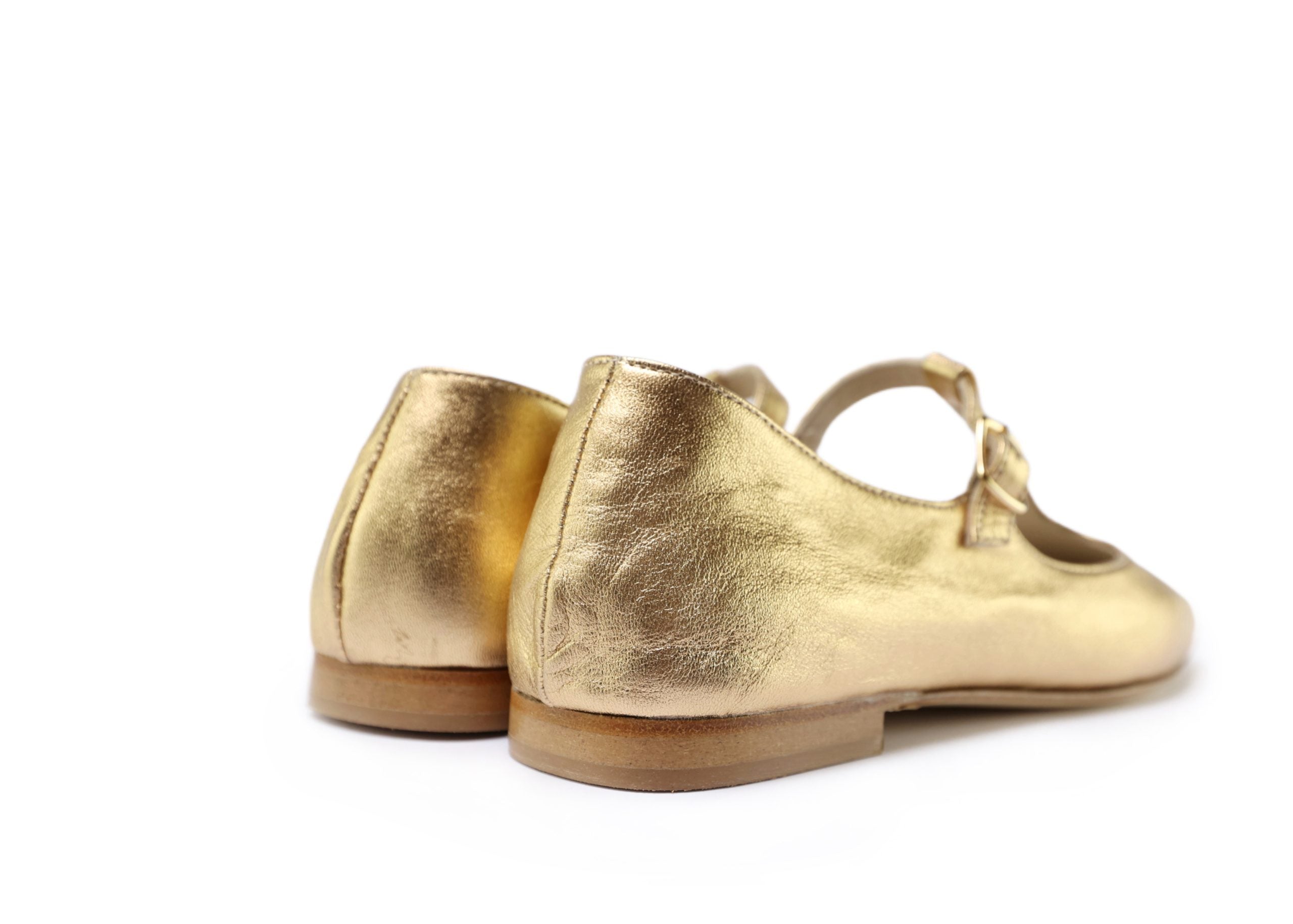 Ton Goût Paris ballerine donna nappa laminata oro 37