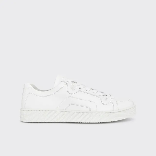 Pierre Hardy Alpha sneakers donna pelle bianca gomma