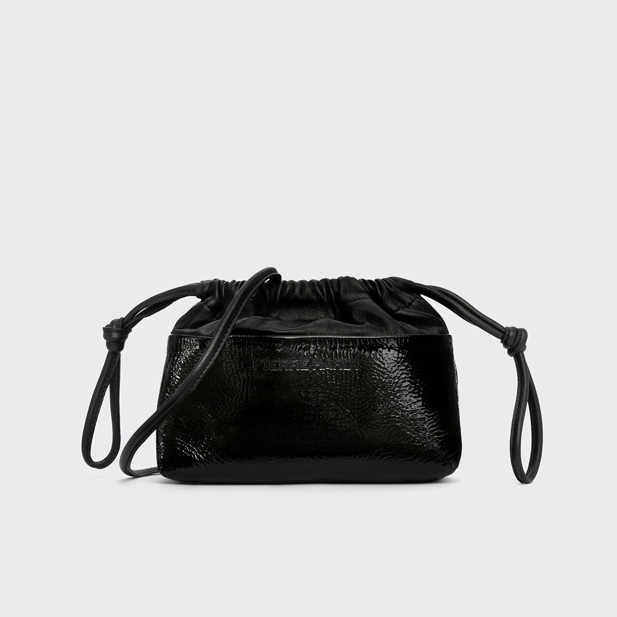 Pierre Hardy Twin AHV1 clutch mini nera pelle tracolla