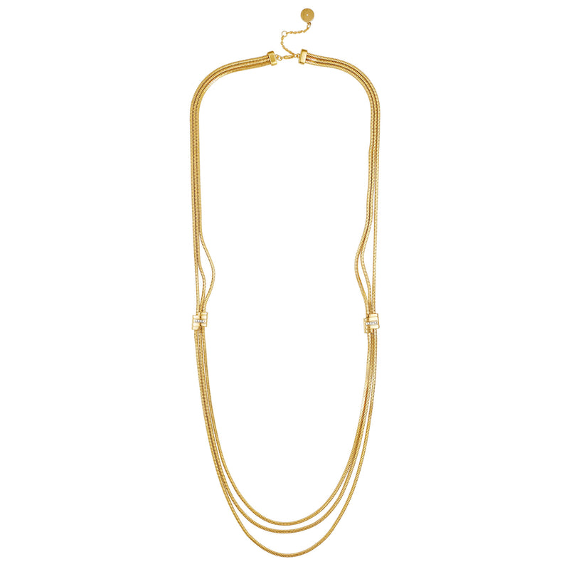 Vince Camuto Collana Donna Multistrato Oro Goldtone