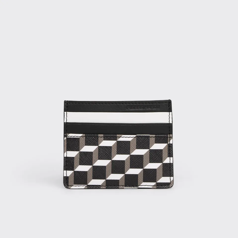 Pierre Hardy Card Case Portacarte Nero Tela 6 Slot