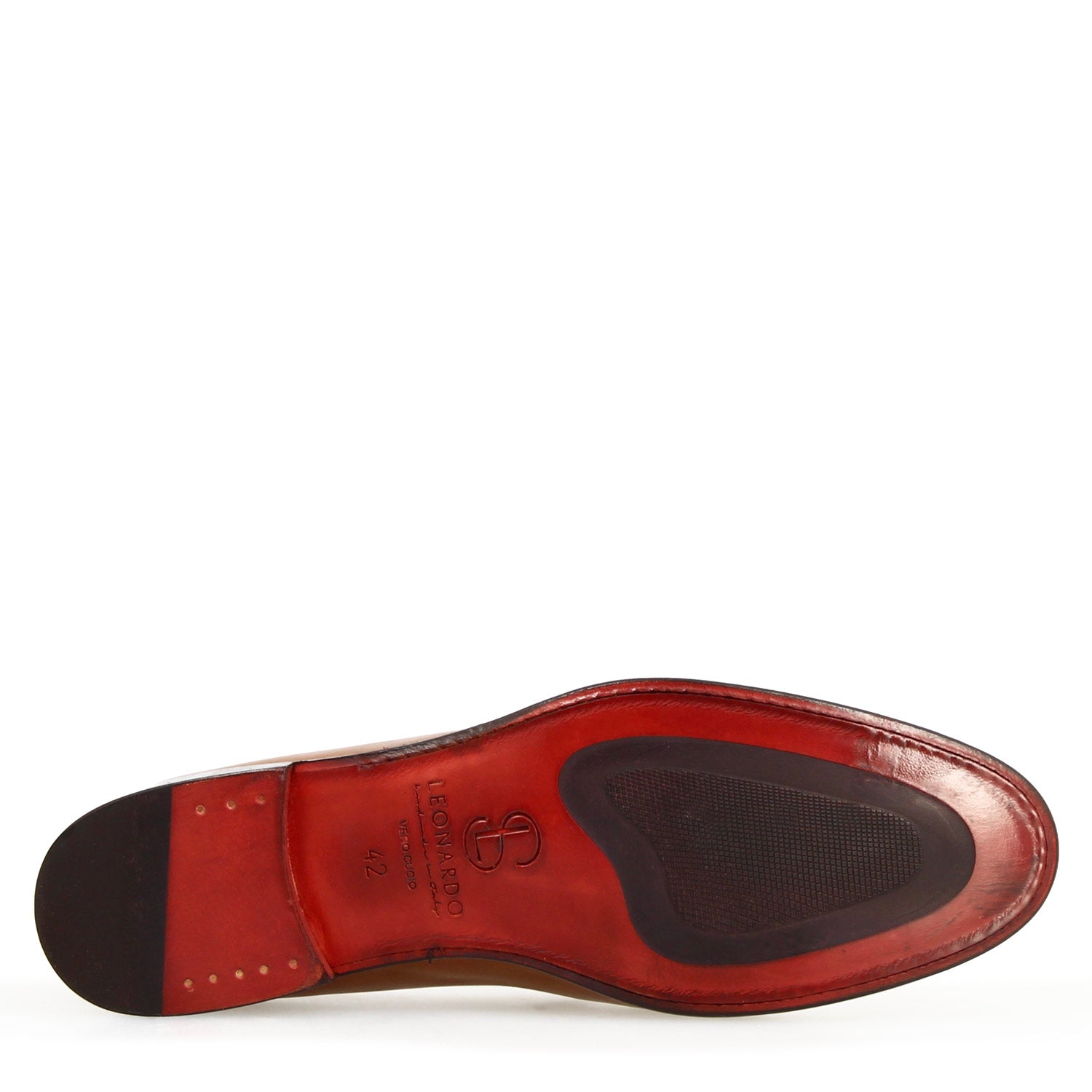 Leonardo Shoes Adriano Marrone Mocassini Uomo Pelle Liscia