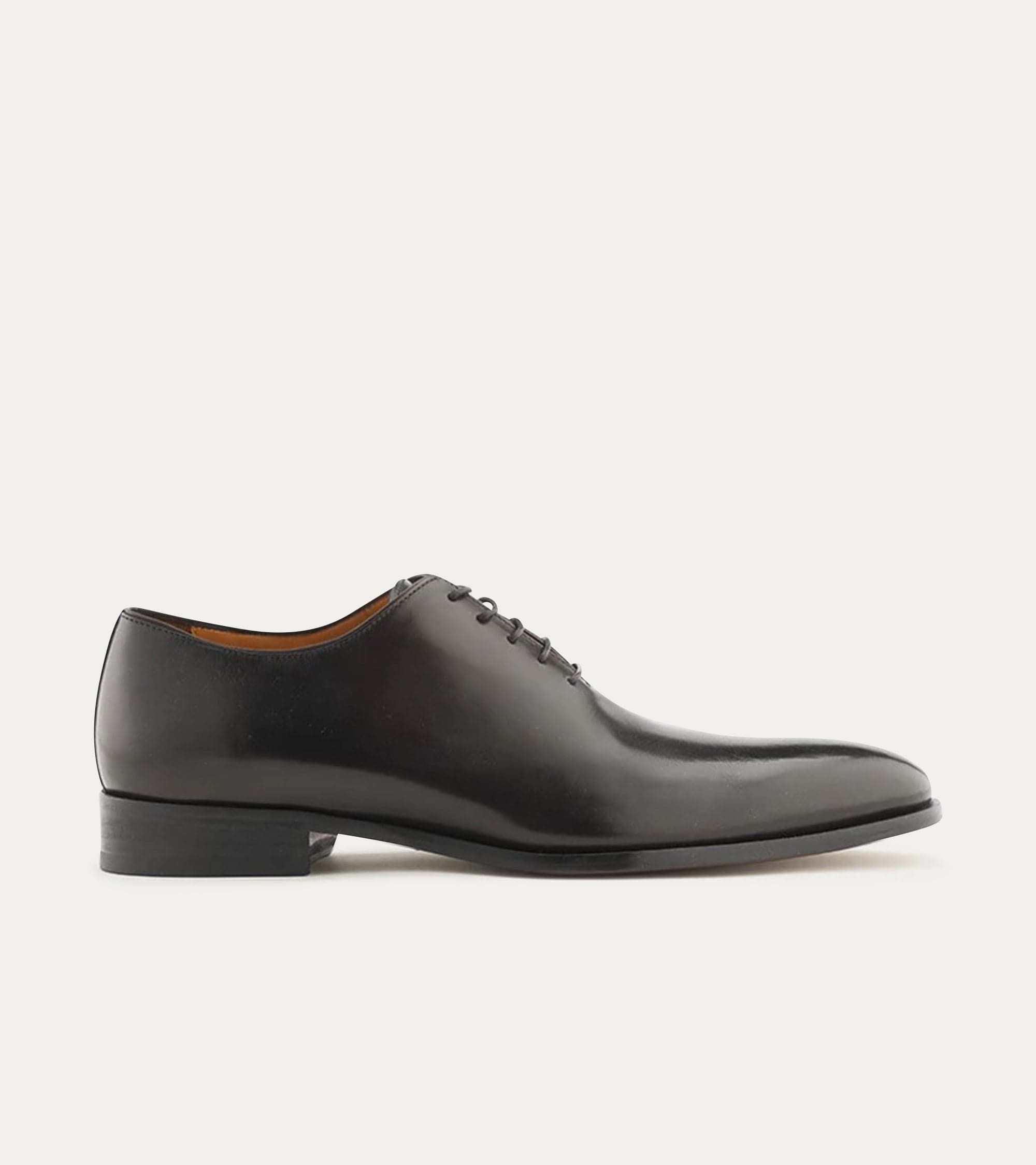 Ace Marks Carlo Wholecut Oxford scarpe oxford nere pelle