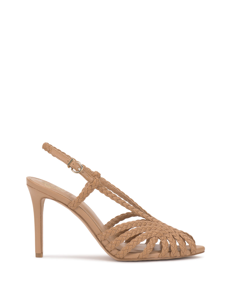 Vince Camuto Hannie Sandalo Slingback Pitonato con Tacco