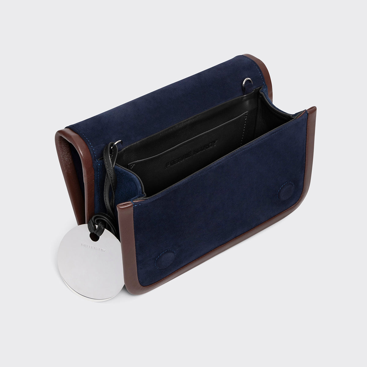 Pierre Hardy Alpha XR04 borsa maxi blu tracolla pelle