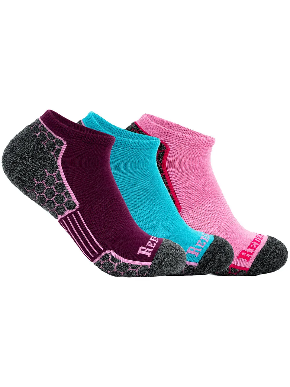 Redback Hex Elite No Show calzini donna rosa