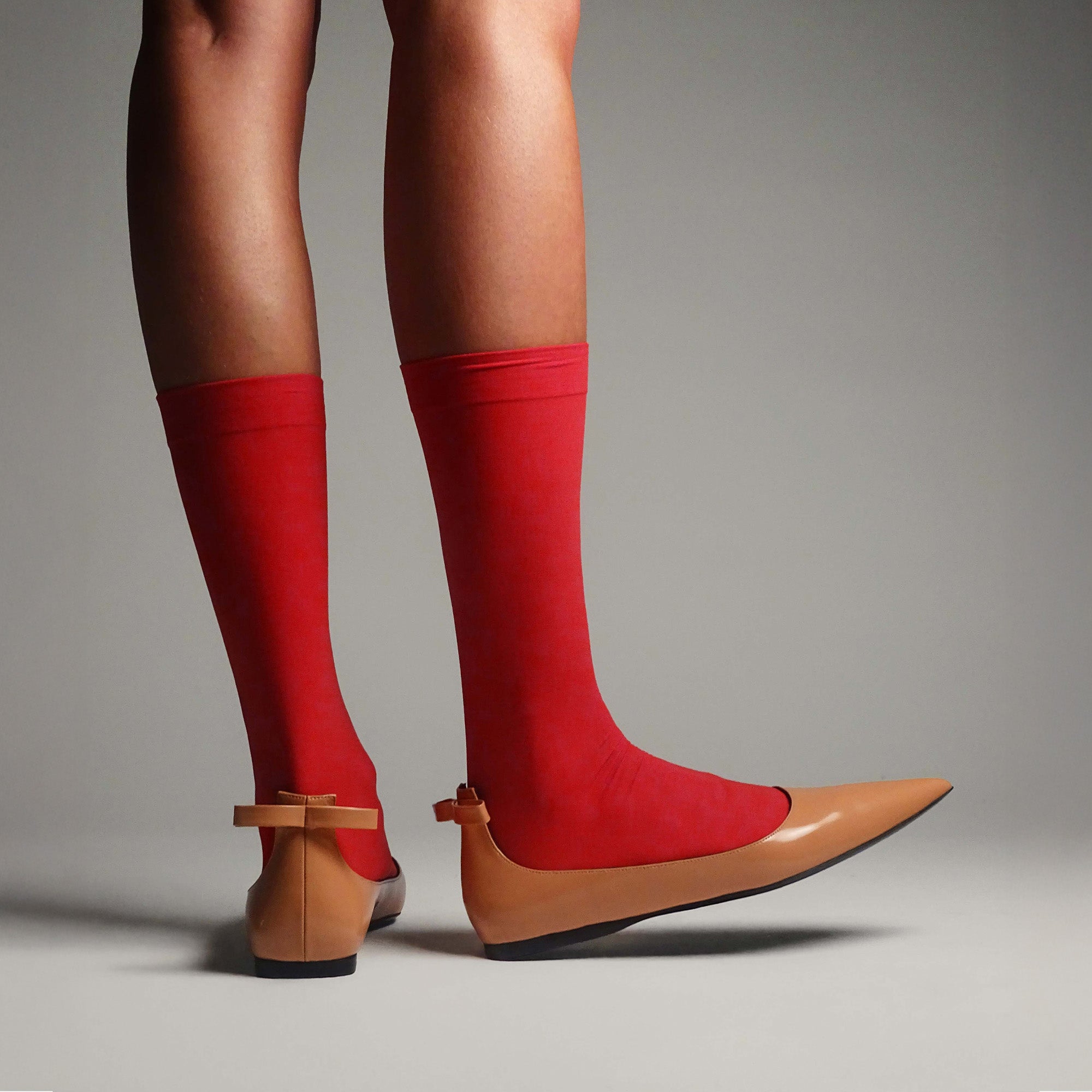 Pierre Hardy Cléo ballerine donna arancione punta affilata