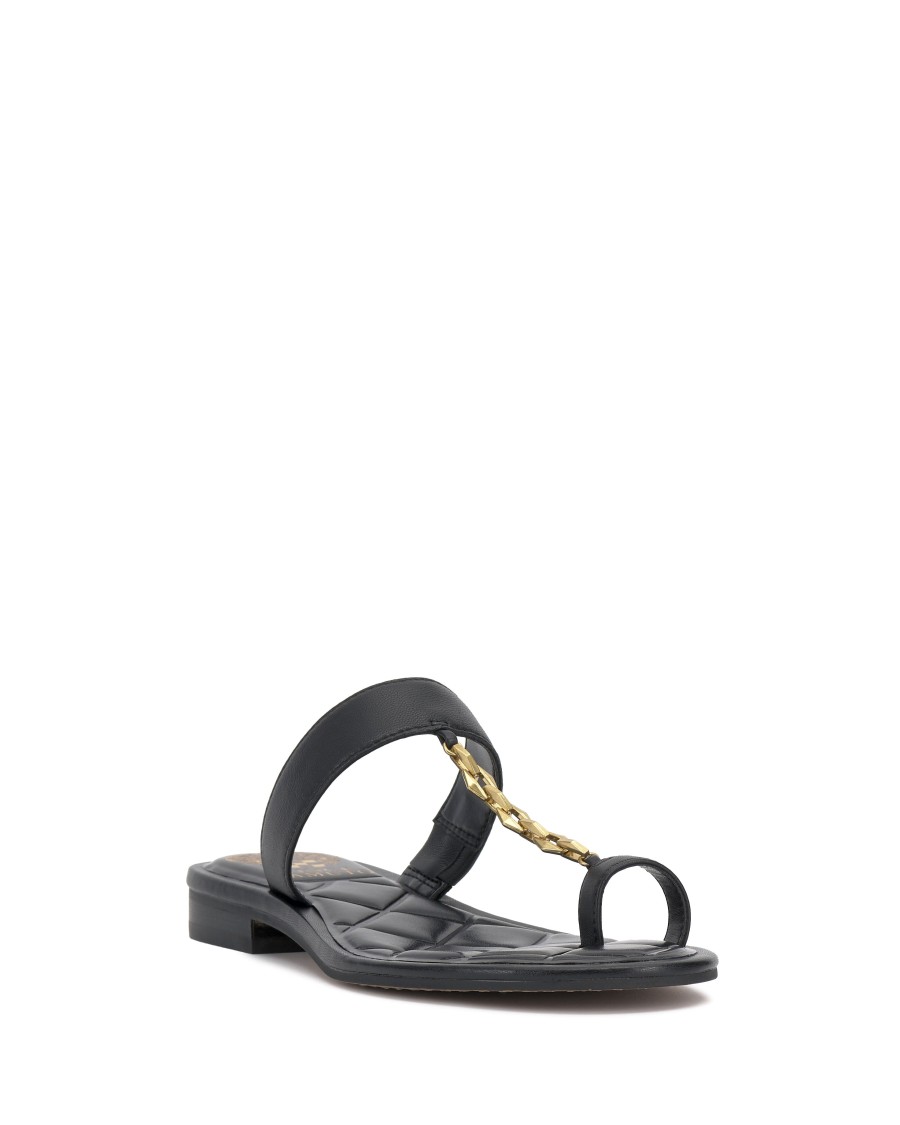 Vince Camuto Sandalo Lexie Tacco Catena Oro
