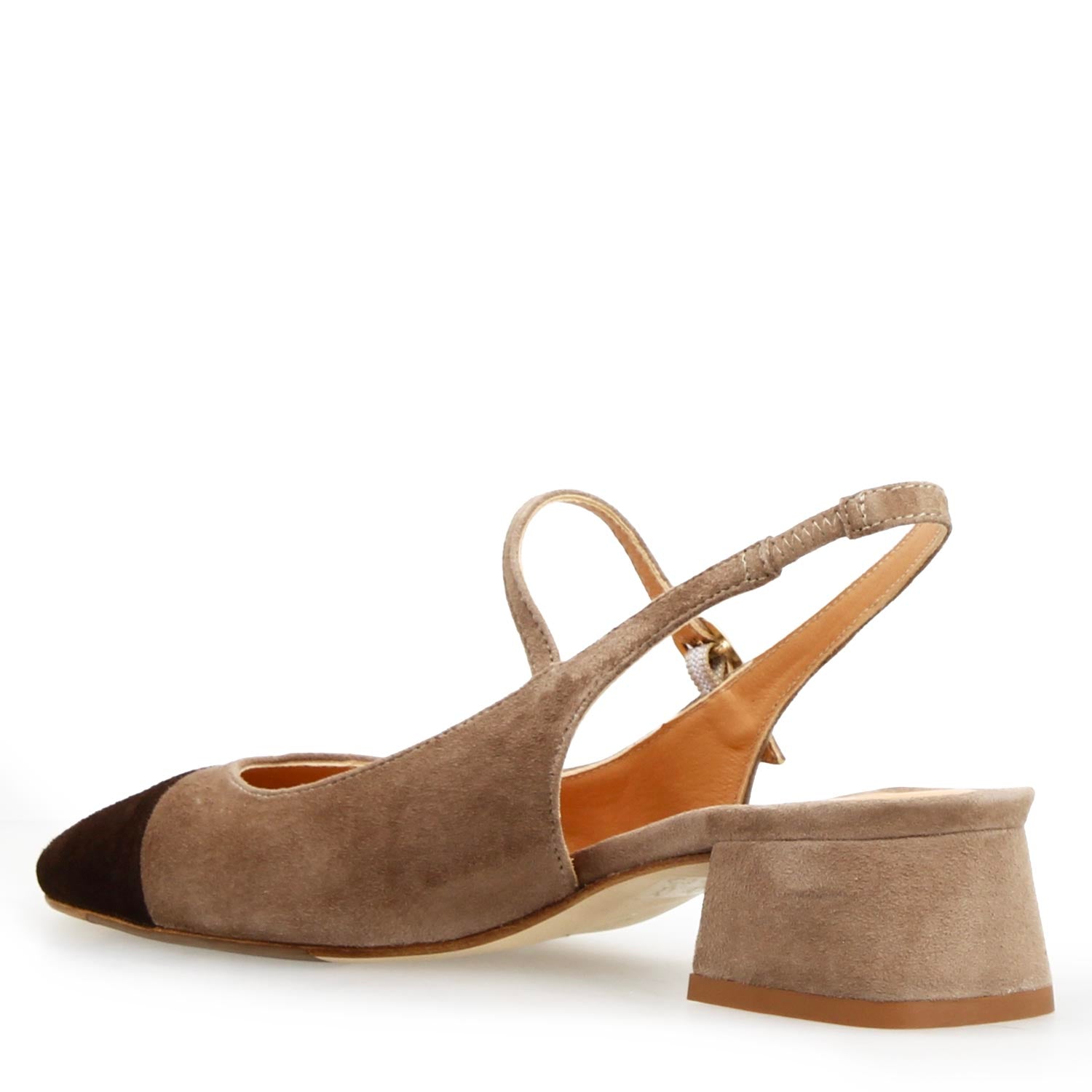 Leonardo Shoes Cornelia sandali donna camoscio marrone