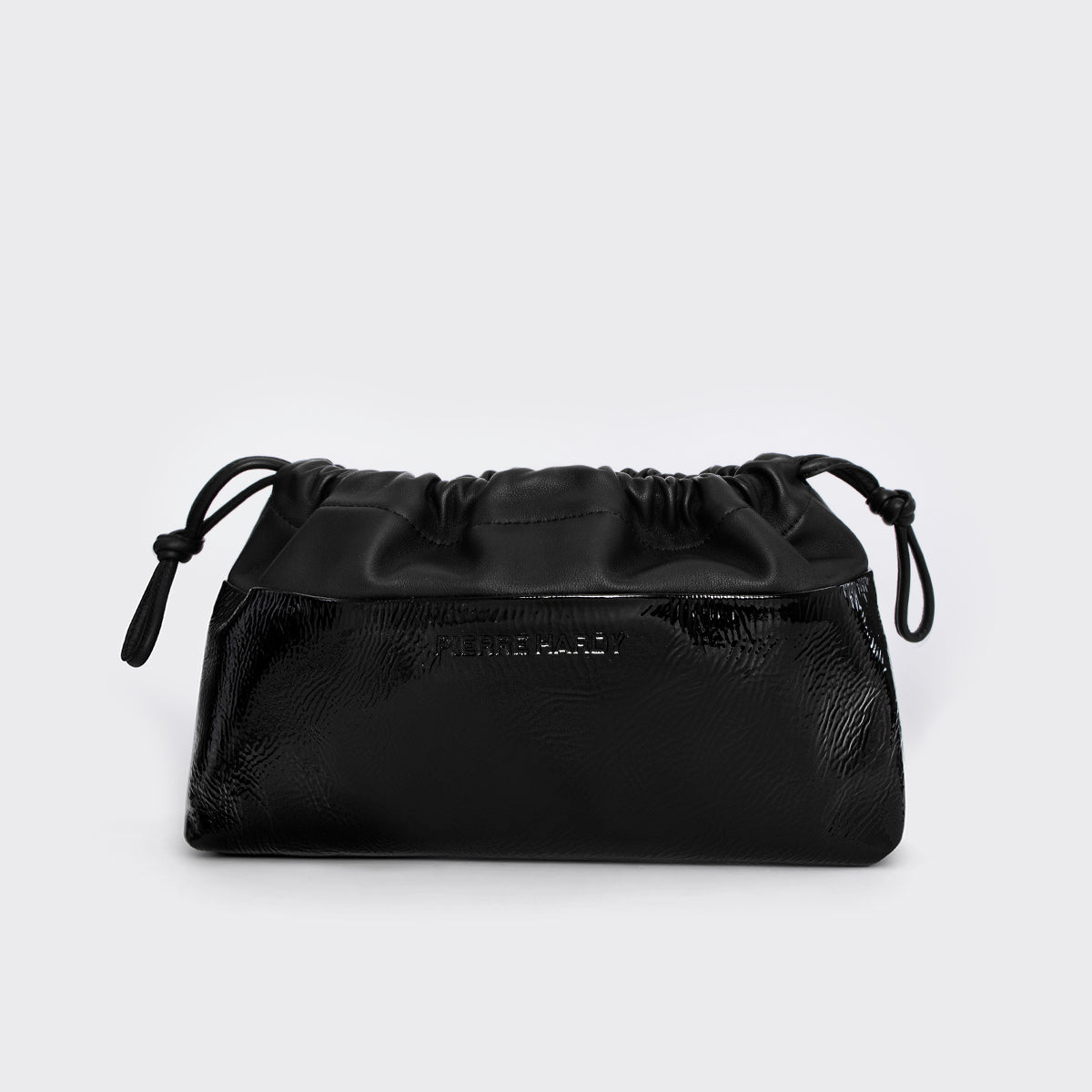 Pierre Hardy Twin pochette pelle nero tracolla TU