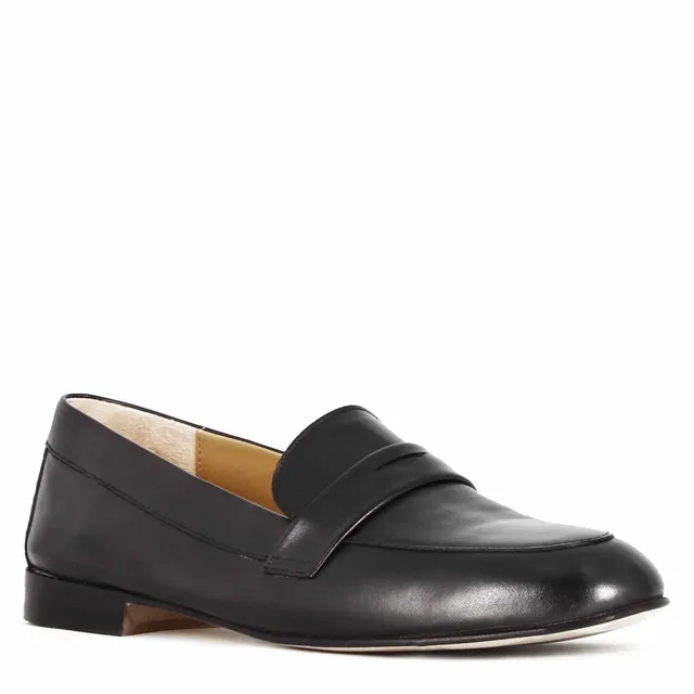 Leonardo Shoes Mocassini Donna nero classico pelle suola cuoio