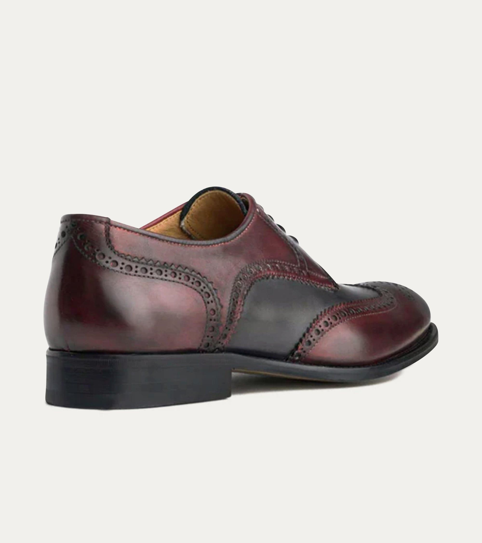 Ace Marks Vincent scarpe brogue uomo pelle diablo grigio